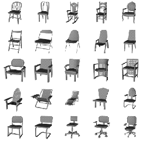 structural variability in chairs