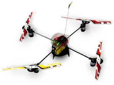 Fig. 2: Picture of a Draganflyer quadcopter