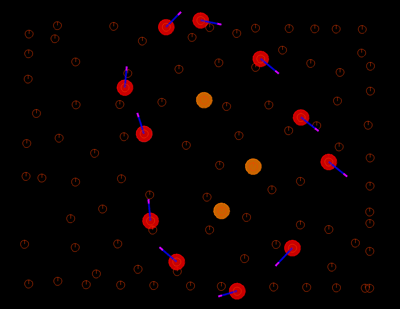 Robot following a
topo-line of value 25.