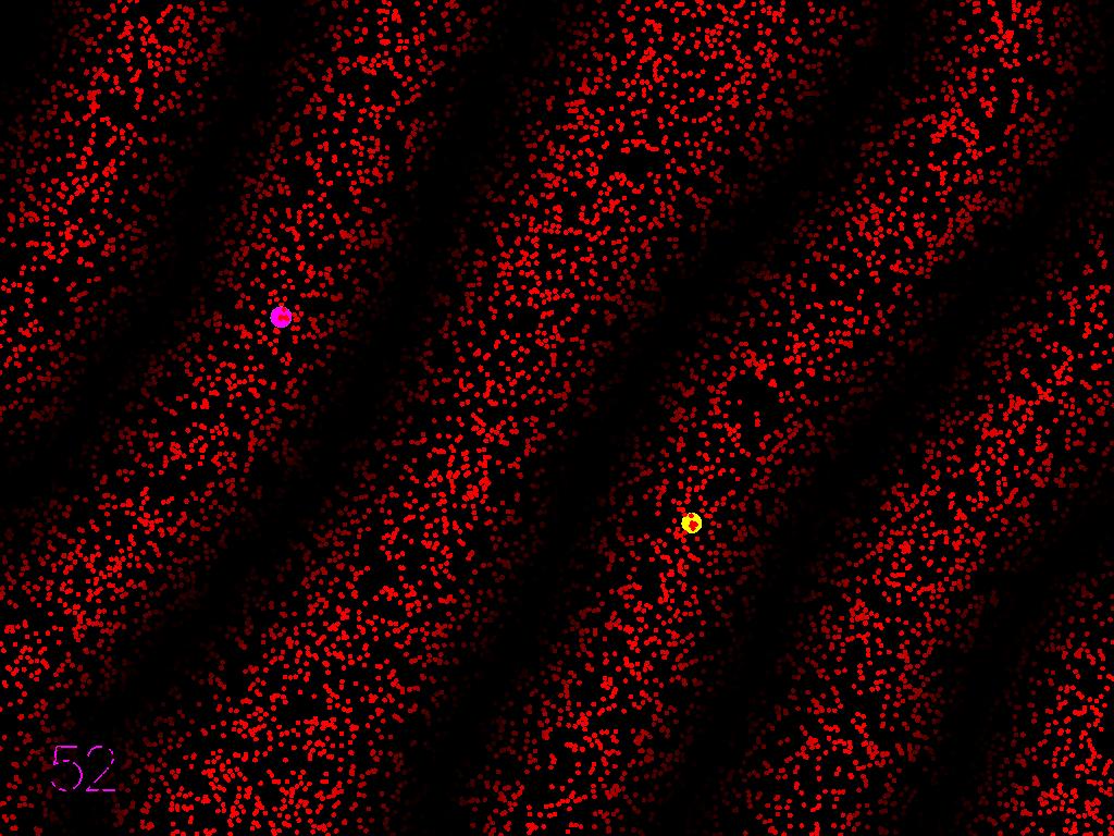 Snapshot of simulated plane wave program