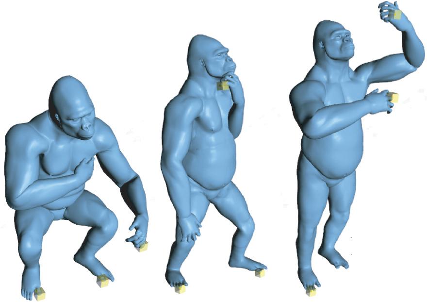 Inverse Kinematics  for Reduced Deformable Models