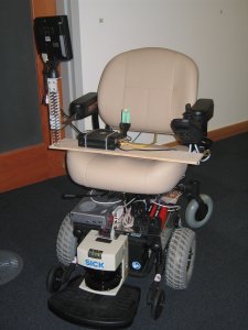 Wheelchair Robot Outfitted with TimeDomain UWB Radio