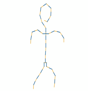 Inverse kinematic control of a tree-topology construction