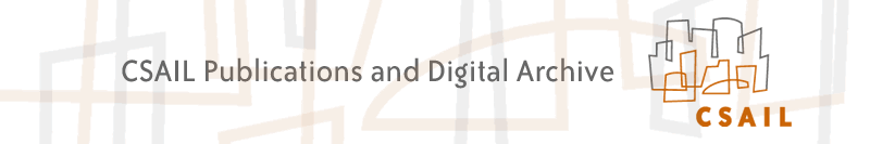 CSAIL Publications and Digital Archive header